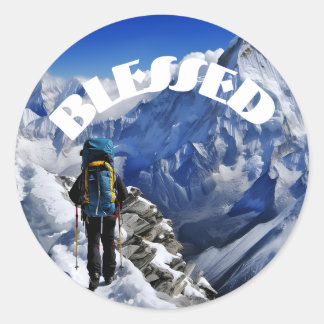 Adesivo Redondo Blessed