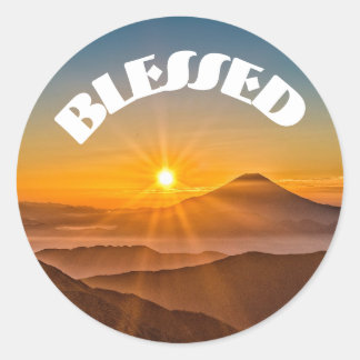 Adesivo Redondo Blessed Classic Round Sticker