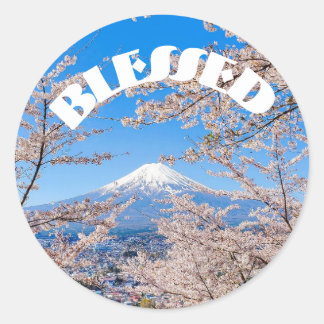 Adesivo Redondo Blessed Classic Round Sticker