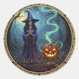 Adesivo Redondo BlessedSamhain