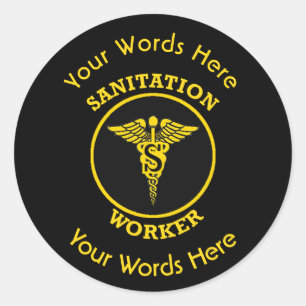 Adesivo Redondo Blindagem do Sanitário