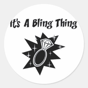 Adesivo Redondo Bling Thing