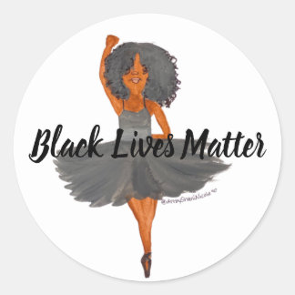 Adesivo Redondo BLM Ballerina Round Sticker