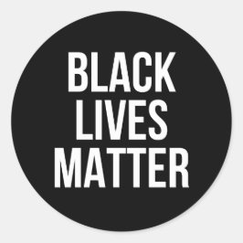 Adesivo Redondo BLM Black Lives Matter Stickers