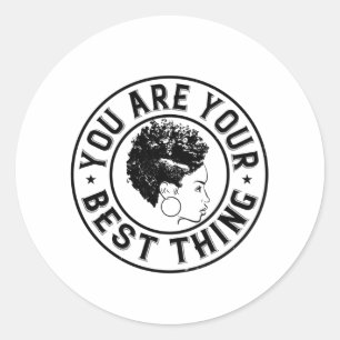 Adesivo Redondo BLM - Você é o seu melhor