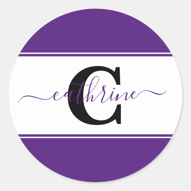 Adesivo Redondo Bloco de cores personalizado (Frente)