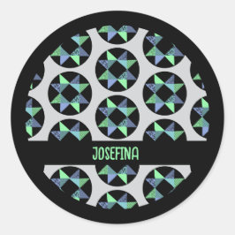 Adesivo Redondo Bloco de Patches da Faixa de Opções