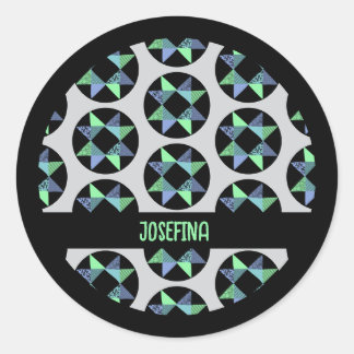 Adesivo Redondo Bloco de Patches da Faixa de Opções