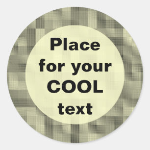 Adesivo Redondo Blocos - Modelo redondo