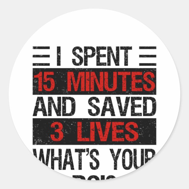 Adesivo Redondo Blood Donation Blood Donation Service Blood (Frente)