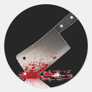 Adesivo Redondo Bloody Cleaver
