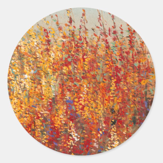 Adesivo Redondo Blossomas do Alto Deserto II (Frente)