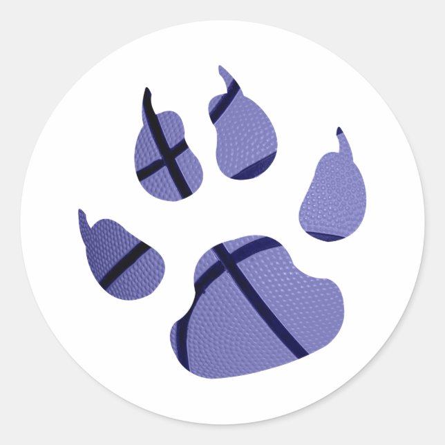 Adesivo Redondo Blue Claw (Frente)