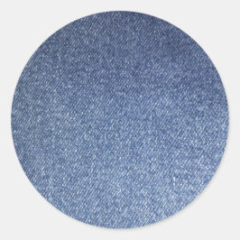 Adesivo Redondo Blue Jean Round Stickers