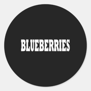 Adesivo Redondo Blueberry Costume Halloween
