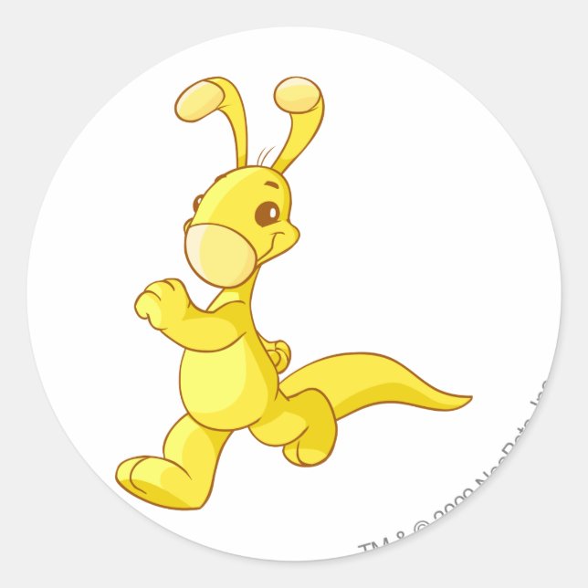 Adesivo Redondo Blumaro Dourado (Frente)