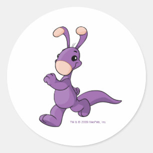 Adesivo Redondo Blumaroo roxo de marcha