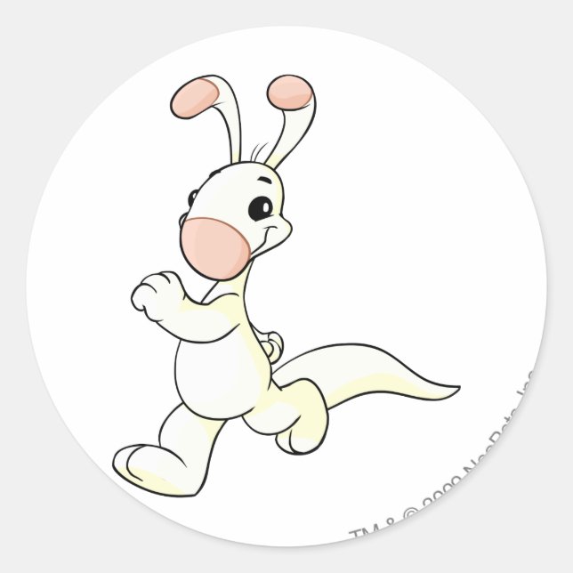 Adesivo Redondo Blumaroo White (Frente)