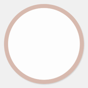 Adesivo Redondo Blush Pink D2AFA1 Blank