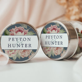 Adesivo Redondo Blush Rosa Wedding