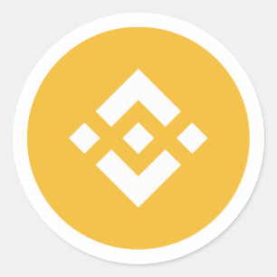 Adesivo Redondo BNB Binance sticker