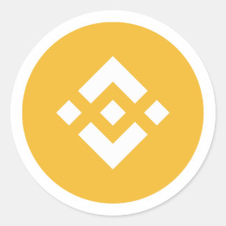 Adesivo Redondo BNB Binance sticker