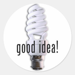 Adesivo Redondo Boa ideia