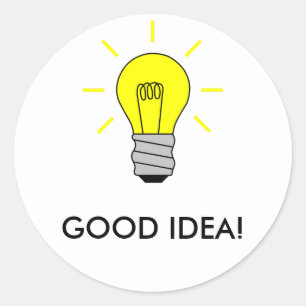 ADESIVO REDONDO BOA IDEIA!