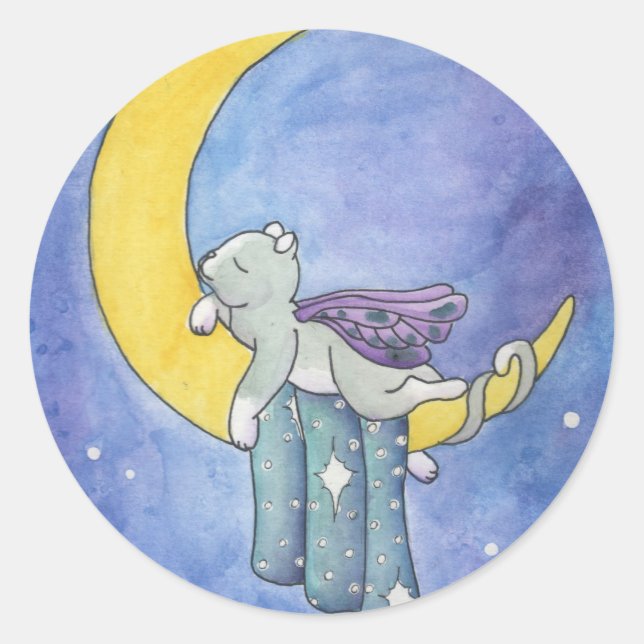 Adesivo Redondo Boa Noite (Frente)