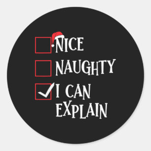 Adesivo Redondo Boa Noite Posso Explicar A Lista De Natal De San X