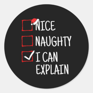 Adesivo Redondo Boa Noite Posso Explicar Um Feliz Natal