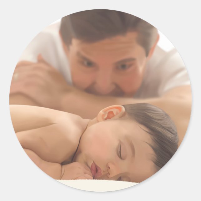 Adesivo Redondo Boa Noite Princesa (Frente)