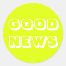 Boas notícias, Parabéns, branco chartreuse