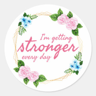 Adesivo Redondo boas práticas positivas citações de trabalho