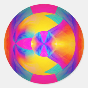 Adesivo Redondo Boas vibrações