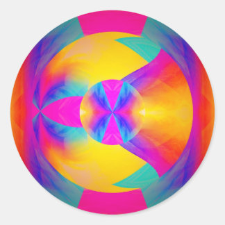 Adesivo Redondo Boas vibrações