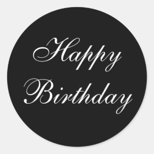 Adesivo Redondo Boas vindas de aniversário