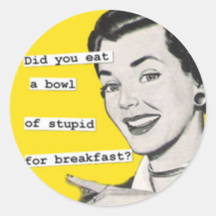 Adesivo Redondo Boas vinhetas para casinhas