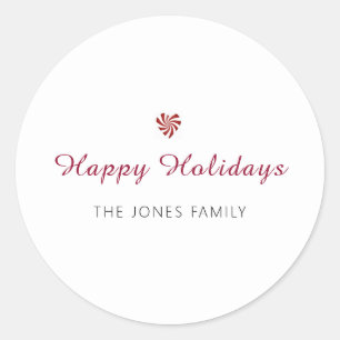 Adesivo Redondo Boato Feliz Natal