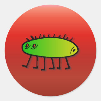 Adesivo Redondo Bob The Inseto