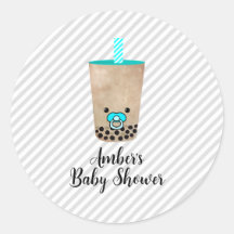 Boba Tea - Chá de fraldas personalizado inspirado