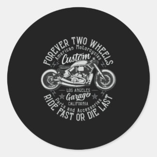 Adesivo Redondo Bobber Motorcicletas