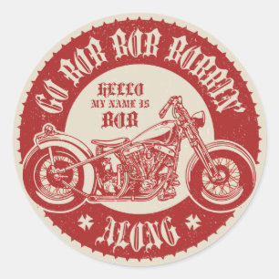 Adesivo Redondo Bobbin' Along