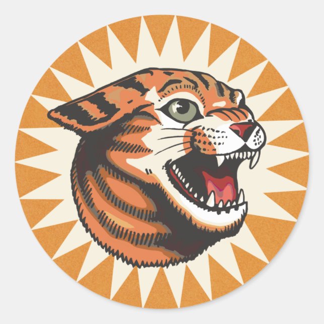 Adesivo Redondo BobCat Ill-Tempered (Frente)