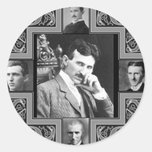 Adesivo Redondo Bobina de Tesla