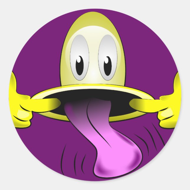 Adesivo Redondo Bobo Face Stick (Frente)