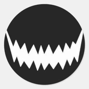 Adesivo Redondo Boca do Maw