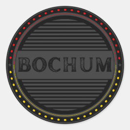Adesivo Redondo Bochum City Pride Emblem – German Identity