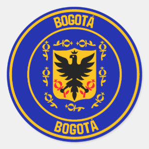 Adesivo Redondo Bogotá Round Emblem