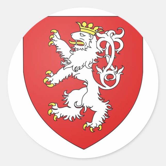 Adesivo Redondo Boheme, tcheco (Frente)